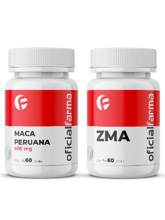Zma 60 C&aacute;ps + Maca Peruana 500mg 60 Doses