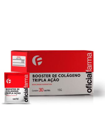 Booster de Col&aacute;geno Tripla A&ccedil;&atilde;o 30 Sach&ecirc;s