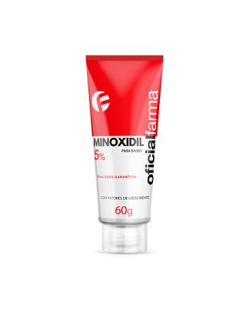 Minoxidil 5% Para Barba Com Fator De Crescimento 60g